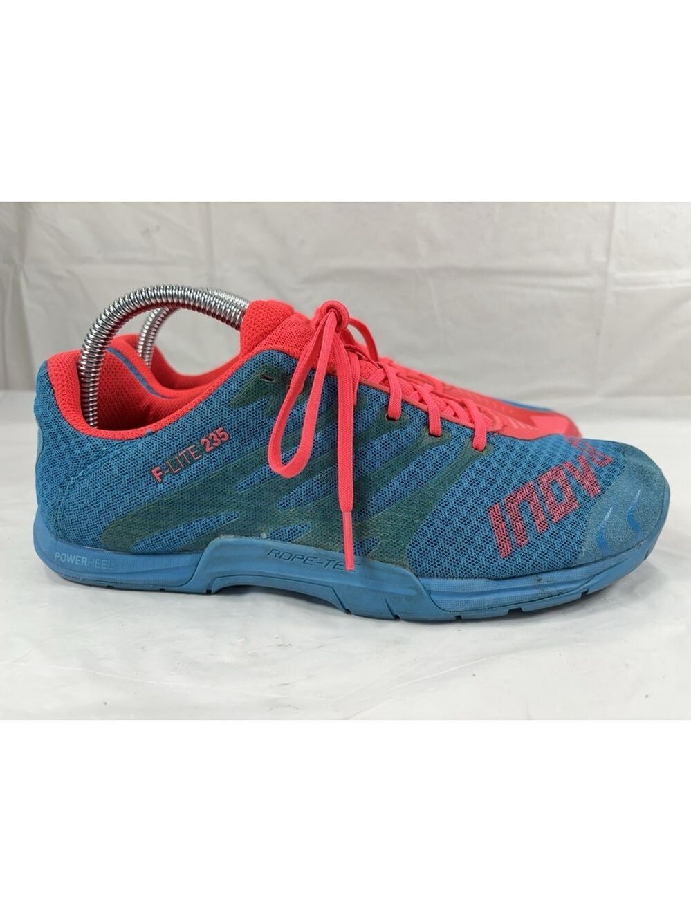 Inov-8  F Lite 235 Rope Tec Athletic Sneaker Blue Pink Coral Size 9.5